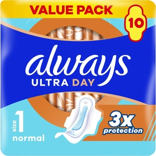 Гігієнічні прокладки Always Ultra Day Normal (Розмір 1) 10 шт. (8700216861120) зображення 1