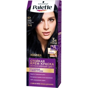 Фарба для волосся Palette 1-1 Синяво-чорний 110 мл (4605966014762) зображення 1