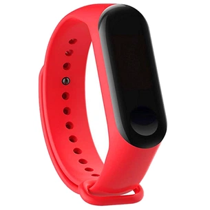 Ремінець до фітнес браслета BeCover Silicone для Xiaomi Mi Band 3/4 Red (704648) зображення 1