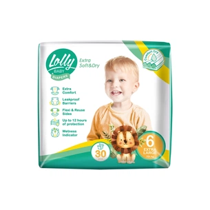 Підгузки Lolly Soft Extra Large 6 16+ кг 30 шт (4820174981280) зображення 1