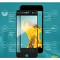 Плівка захисна Piko Full Glue iPhone SE 2020 black (1283126501418) - зменшене зображення 2