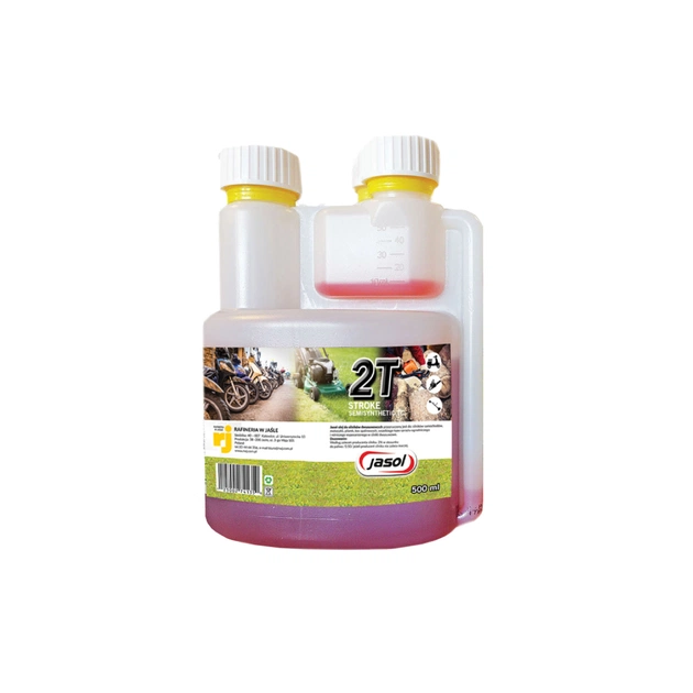 Моторна олива JASOL 2T Stroke OIL Semisynthetic TC RED 0,5л (2TR05DS) - изображение 1