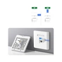 Модуль Keystone RJ45 UTP cat.6 NW186 Unshielded Module 180° White Ugreen (30844) - зменшене зображення 6