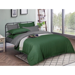 Постільна білизна MirSon Satin Stripe 30-0017 + 30-0011Damir 160х220 Сімейний (2200005262528) зображення 1