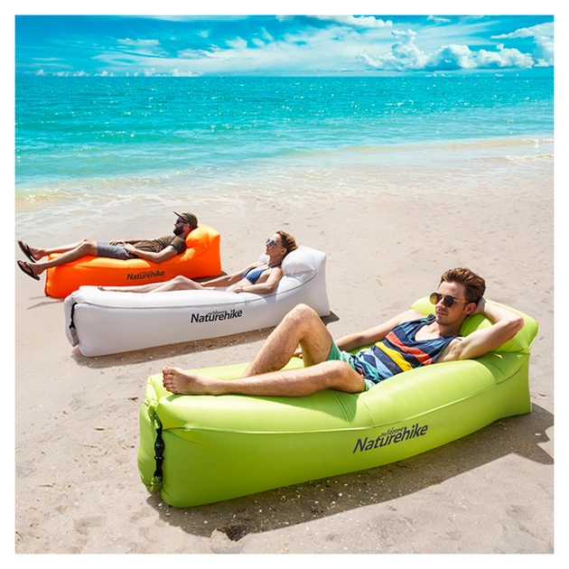 Матрац надувний Naturehike Ламзак NH20FCD06 сірий (6927595747506) - зображення 4