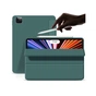 Чохол до планшета BeCover Tri Fold Soft TPU Silicone Apple iPad Pro 12.9 2020/2021/2022 Dark Green (709713) - зменшене зображення 5