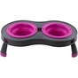 Посуд для собак Dexas Миска подвійна на складній підставці 240 мл пурпурна (0084297308988) - preview 2