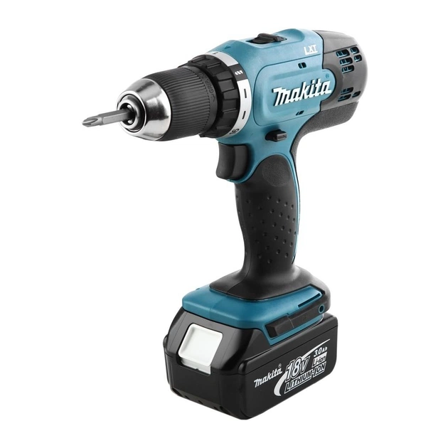Шуруповерт Makita LXT, 3Аг х 3 шт, кейс, 42/27 Нм (DDF453RFE3) - изображение 1