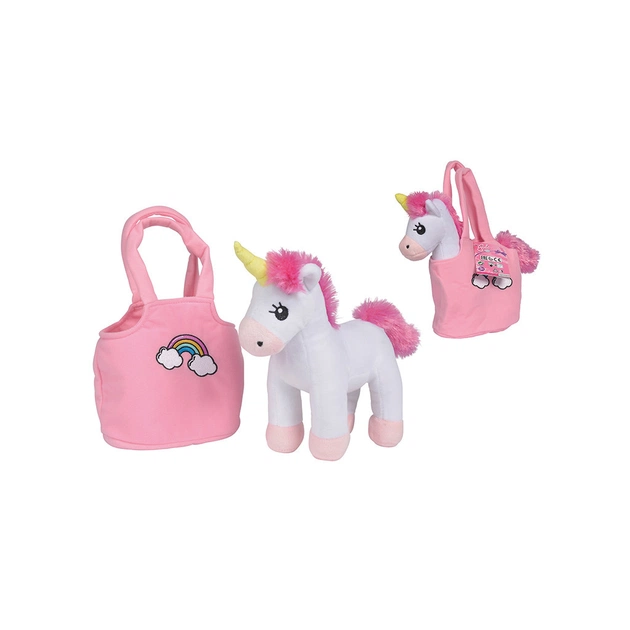 Мягкая игрушка Chi Chi Love Единорог в сумке 28 х 18 х 10 см (5560064) - изображение 1