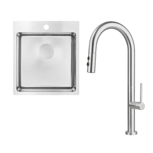 Мийка кухонна Deante Olfato ZPO_010A + зміш. BQO_F72M (ZPOE010A) изображение 1