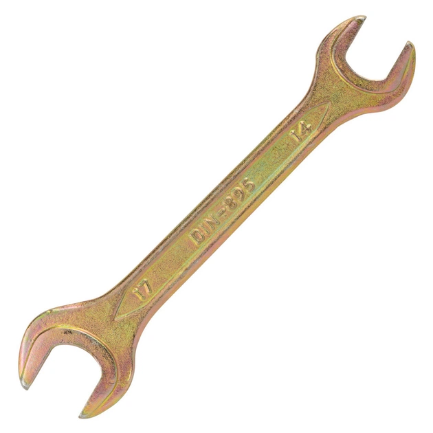 Ключ Sigma ріжковий 14x17мм жовтий цинк (6025171) - picture 4