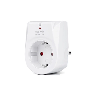 Зарядний пристрій REAL-EL 2*USB 10W (CS-25) зображення 1