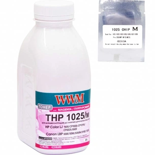 Тонер WWM HP CLJ CP1025 35г Magenta + chip (TC1025M) зображення 1