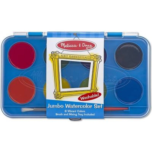 Акварельні фарби Melissa&Doug 8 кольорів (MD4121) - изображение 1