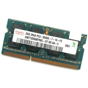 Модуль пам'яті для ноутбука SoDIMM DDR3 2GB 1066 MHz Hynix (HMT125S6BFR8C-G7) зображення 1