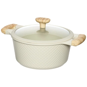 Каструля Resto Ran біла 24 см 4,2 л (93803) зображення 1