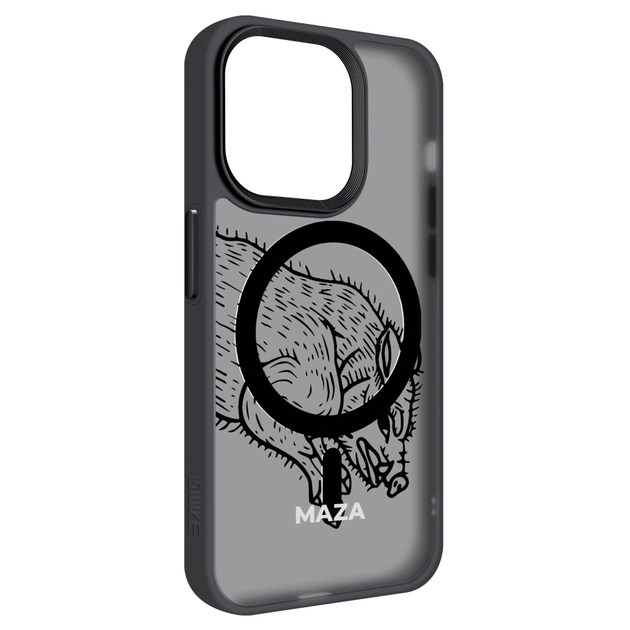 Чохол до мобільного телефона Armorstandart Uniq Magsafe Apple iPhone 14 Pro Max Maza Boar 2 Black (ARM76323) - изображение 1