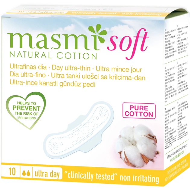 Гигиенические прокладки Masmi Soft Ultra Day 10 шт. (8432984000578) - изображение 1