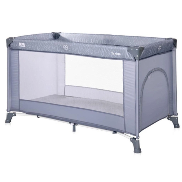 Дитячий манеж Bertoni/Lorelli TORINO 1L silver blue - изображение 1