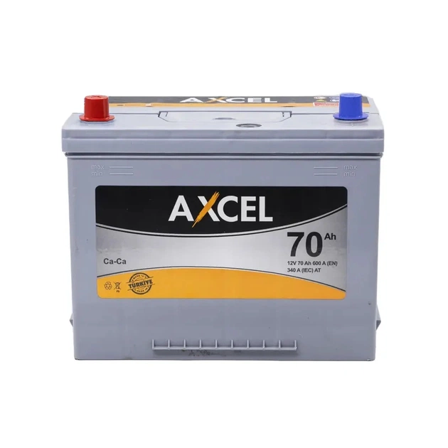 Акумулятор автомобільний AXCEL Asia 70A +лів. (N50) (600 пуск) SMF - зображення 1