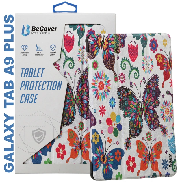 Чехол для планшета BeCover Smart Case Samsung Tab A9 Plus SM-X210/SM-X215/SM-X216 11.0" Butterfly (710312) - изображение 1