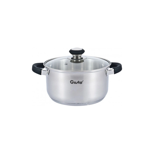 Каструля Gusto GT-1104-24 Preto 24 см 5,5 л (98890) - зображення 1