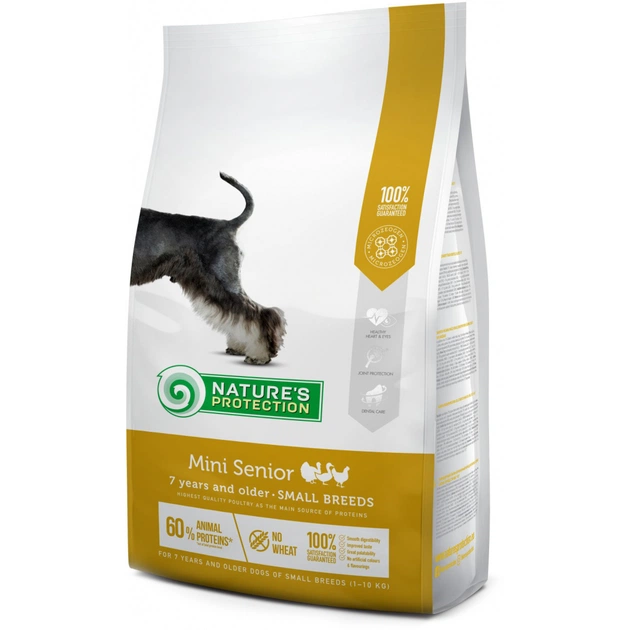 Сухой корм для собак Nature's Protection Mini Senior Small breeds 2 кг (NPS45753) - изображение 1
