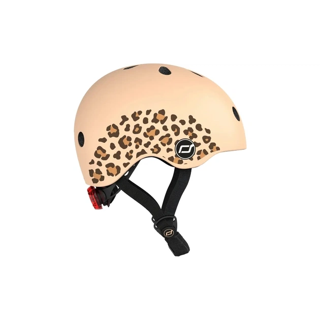 Шолом Scoot&Ride 45-51см , леопард, з ліхтариком (SR-181206-LEOPARD) - picture 2