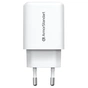 Зарядний пристрій Armorstandart 1xUSB-C + 1xUSB 25W GaN white (ARM89532) - зменшене зображення 1