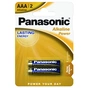 Батарейка Panasonic AAA LR03 Alkaline Power * 2 (LR03REB/2BP) - зменшене зображення 1