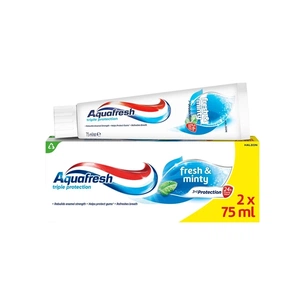Зубная паста Aquafresh Fresh & Minty 2 х 75 мл (5054563301611) изображение 1