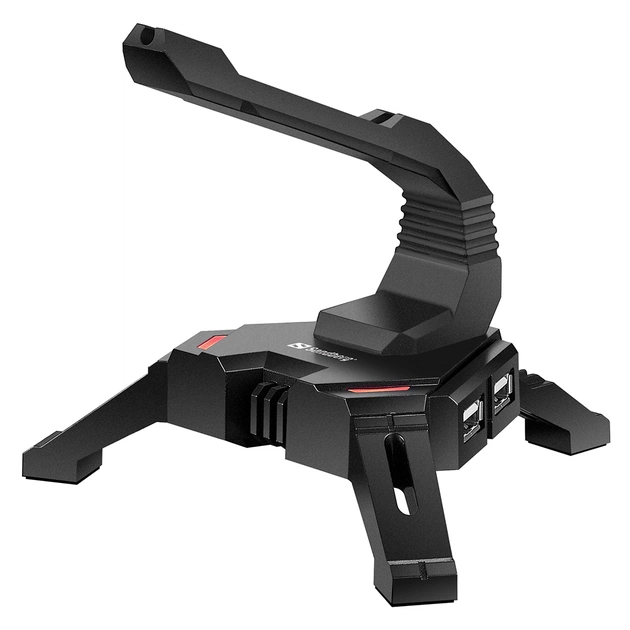 Концентратор Sandberg 2in1 USB Hub Bungee 4 port USB 2.0 AF (133-92) - зображення 1