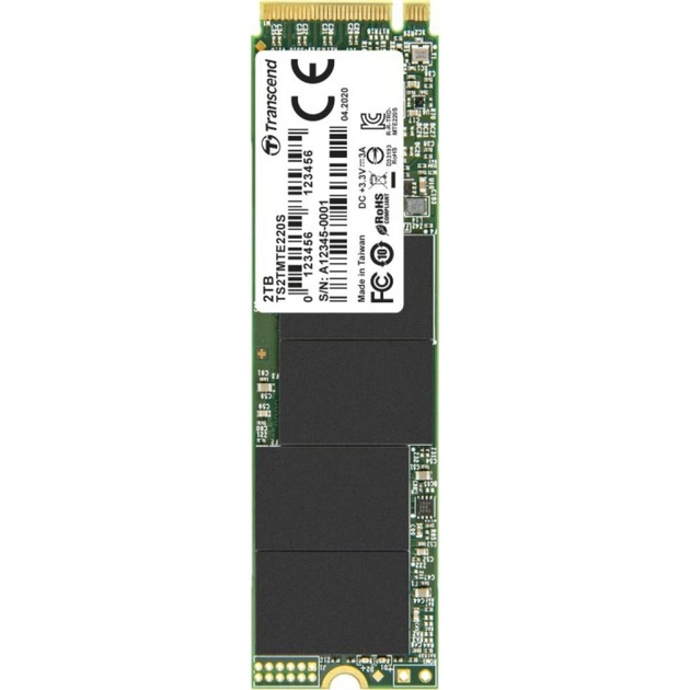 Накопичувач SSD M.2 2280 2TB Transcend (TS2TMTE220S) - зображення 1