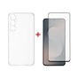 Чохол до мобільного телефона Dengos Samsung Galaxy S25 FE TPU+glass Transparent (DG-KM-172) - зменшене зображення 1