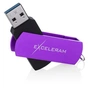 USB флеш накопичувач eXceleram 64GB P2 Series Grape/Black USB 3.1 Gen 1 (EXP2U3GPB64) - зменшене зображення 3