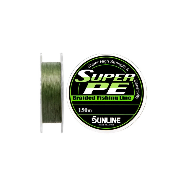 Шнур Sunline Super PE 150м 0,148мм 8Lb/4кг (темно-зелений) (1658.04.61) - изображение 1