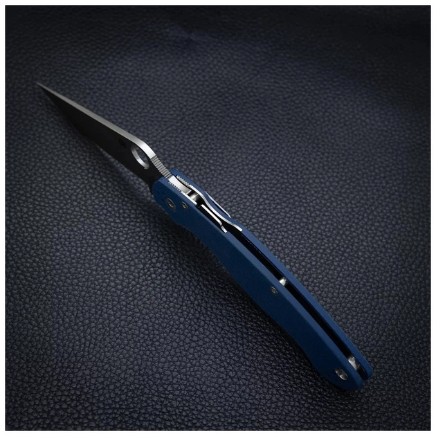 Ніж Spyderco Military 2 CPM SPY27 G-10 Cobalt Blue (C36GPCBL2) - picture 9