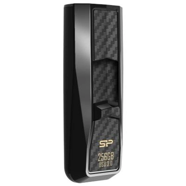 USB флеш накопичувач Silicon Power 256Gb Blaze B50 Black USB 3.0 (SP256GBUF3B50V1K) - зображення 1