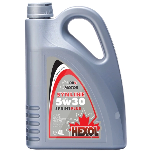 Моторное масло Hexol Synline SprintPlus 5W-30 4л - изображение 1