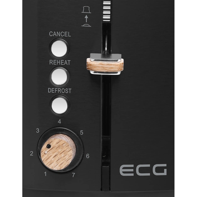Тостер ECG ST 2768 Timber Black - picture 5