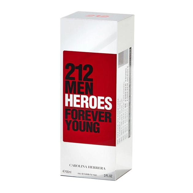 Туалетна вода Carolina Herrera 212 Men Heroes Forever Young 90 мл (8411061972656) - picture 3
