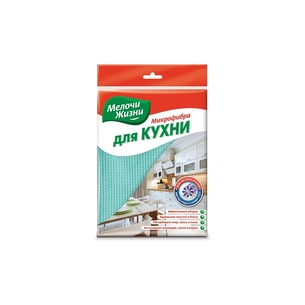 Серветки для прибирання Мелочи Жизни Мікрофібра для кухні 1 шт. (4823058332581) зображення 1