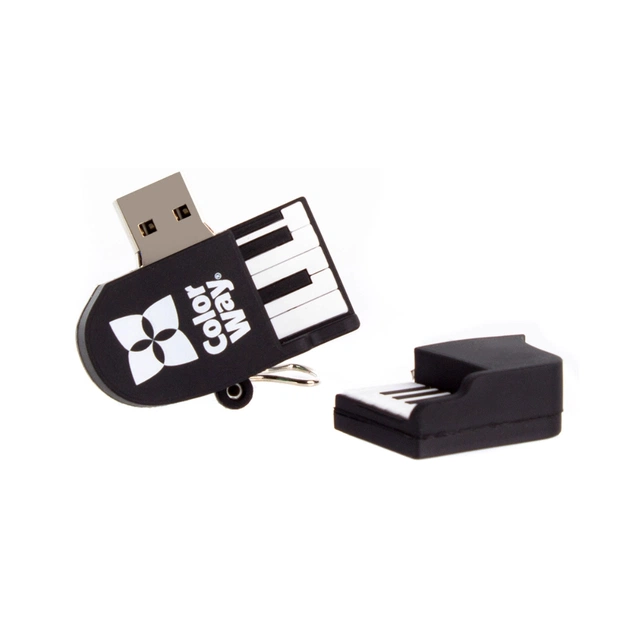 USB флеш накопичувач ColorWay Piano 32 GB 3.0 Black (CW-USBPO32) - picture 2