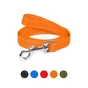 Повідець для собак Dog Extreme з нейлону подвійний Ш 25 мм Д 122 см помаранчевий (42994) - зменшене зображення 1