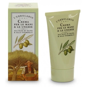 Крем для рук L'Erbolario з оливковою олією і вітаміном Е 75 мл (8022328501986) зображення 1