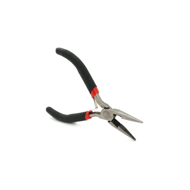 Плоскогубцы Voltronic довгогубці 4.5", чорно-червоні ручки, 120мм (YT-VL120P) - изображение 1
