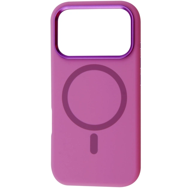 Чохол до мобільного телефона BeCover FIBRA Silicone OmniMag Apple iPhone 17 Pro Purple (716222) - зображення 1