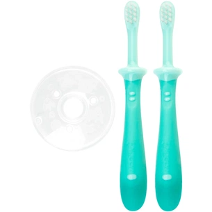 Дитяча зубна щітка Pigeon Крок 3, Зелений, 12+ міс., 2 шт (1021094) зображення 1