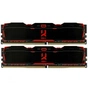 Модуль пам'яті для комп'ютера DDR4 16GB (2x8GB) 3000 MHz Iridium X Black Goodram (IR-X3000D464L16S/16GDC) - уменьшенное изображение 1