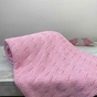 Плед Прованс Діно Зиґзаґ 130х170 Рожевий (4823093432055) - уменьшенное изображение 1